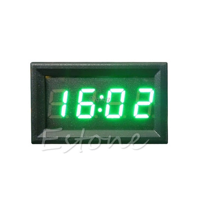 Hot Sale LED Display Digital Clock 12V/24V Dashboard Car Motorcycle Accessory 1PC Drop shipping