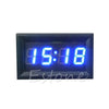 Hot Sale LED Display Digital Clock 12V/24V Dashboard Car Motorcycle Accessory 1PC Drop shipping